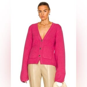 Khaite Scarlet cardigan in taffy